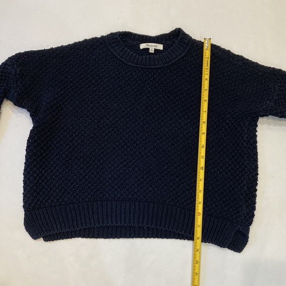Madewell Navy French Quarter Pullover Sweater Size XS - Picture 13 of 13